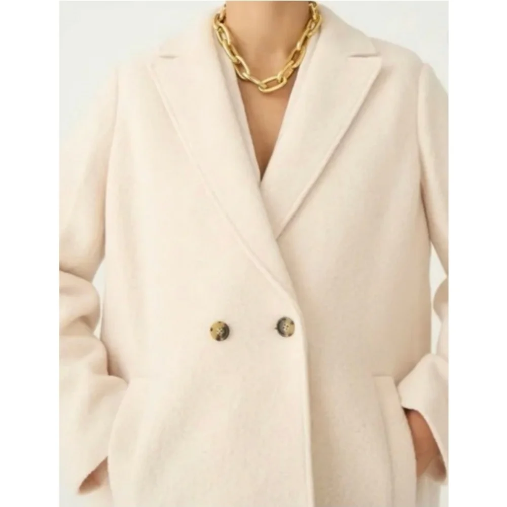 J.Crew Daphne Topcoat in Italian Boiled Wool